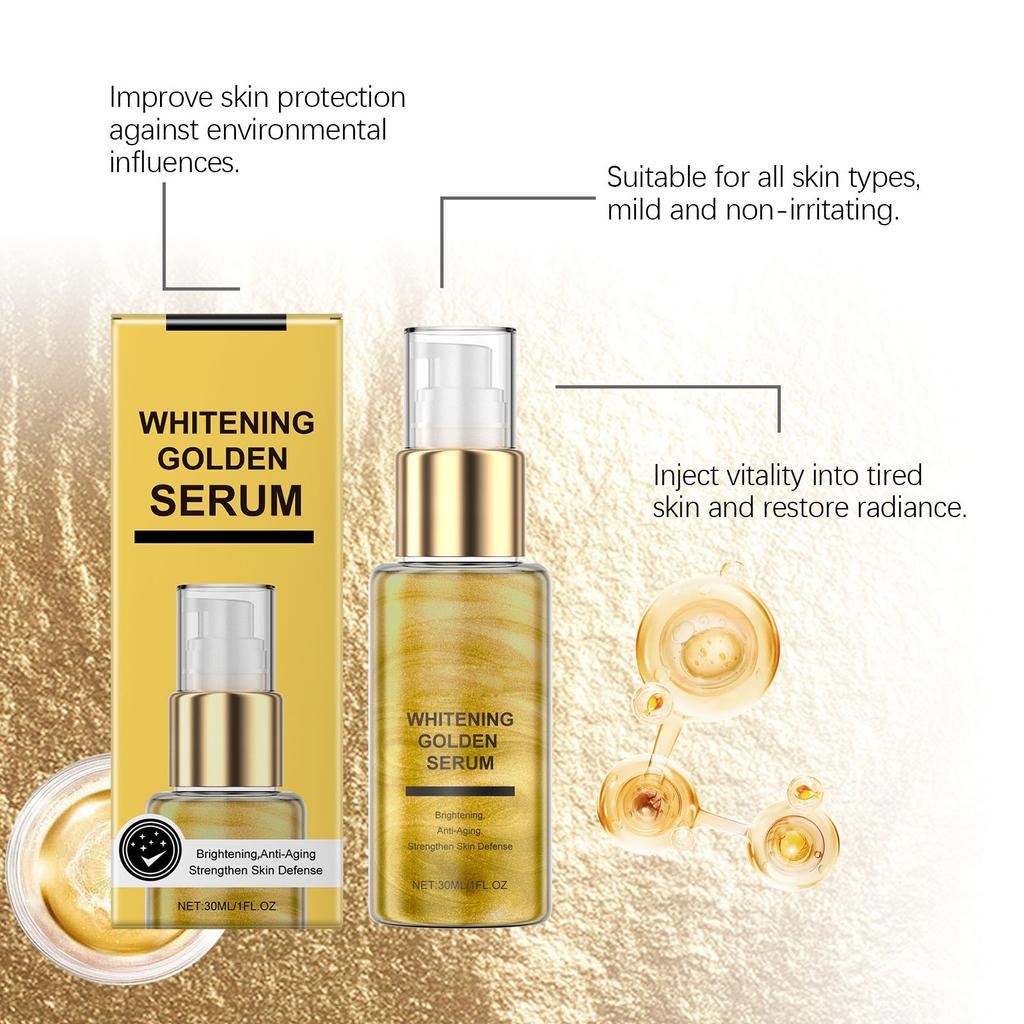 Golden Skin Care Serum, Gentle Moisturizing, Nourishing, Moisturizing, Moisturizing And Tender Skin Serum 30ml