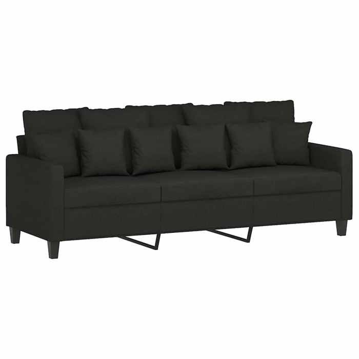 VidaXL Canapé à 3 Places, Siège avec Accoudoirs et Dossier Rembourrés, Meuble de Salon Salle de Séjour Intérieur, Moderne, 359279
