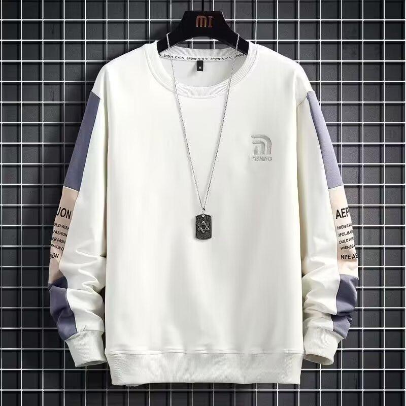 

Мужская толстовка Cross-Border с длинными рукавами и круглым вырезом - осенний модный студенческий топ L