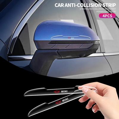 4 Stück Transparenter Stoßstangenschutz für Autotüren, Kollisionsschutz für MINI Cooper JCW WORKS R55 R56 F55 F56 R57 R58 R59 R60 dymfu11