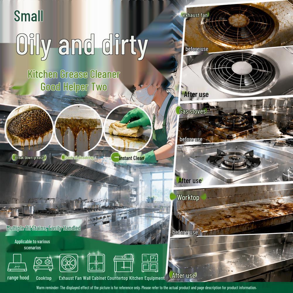Oil Stain Remover: Surface Cleaner for Adhered Oil and Scale