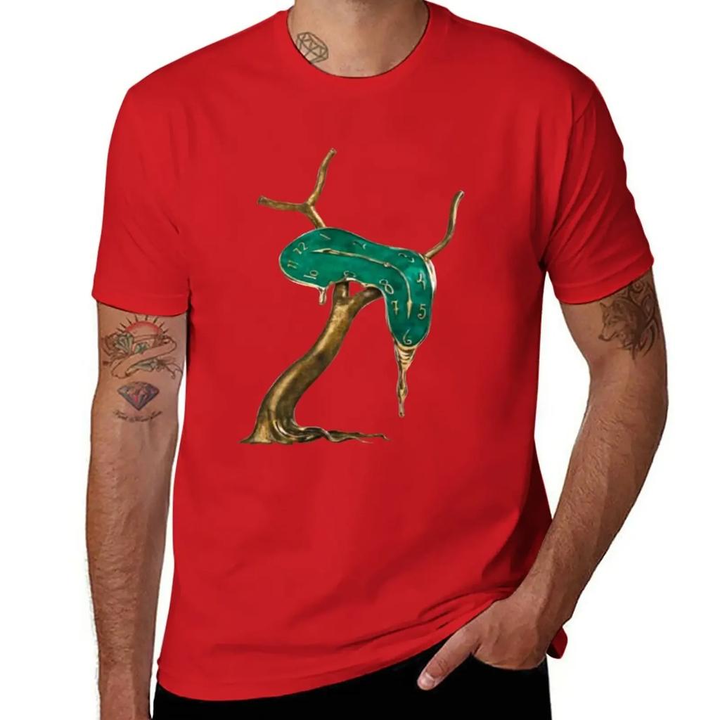 Dali T-Shirt Funnys Cute Clothes Mens Graphic T-shirts Hip Hop