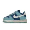 Nike Dunk Low Retro QS TD Argon 2022 Baby Sneakers Blue Flash White DV2634-400