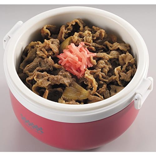 Pearl Metal Insulated Lunch Box, 420ml Capacity (Approx. 2 Rice Bowls), with Bag, Black, Hokadon (HB-262)