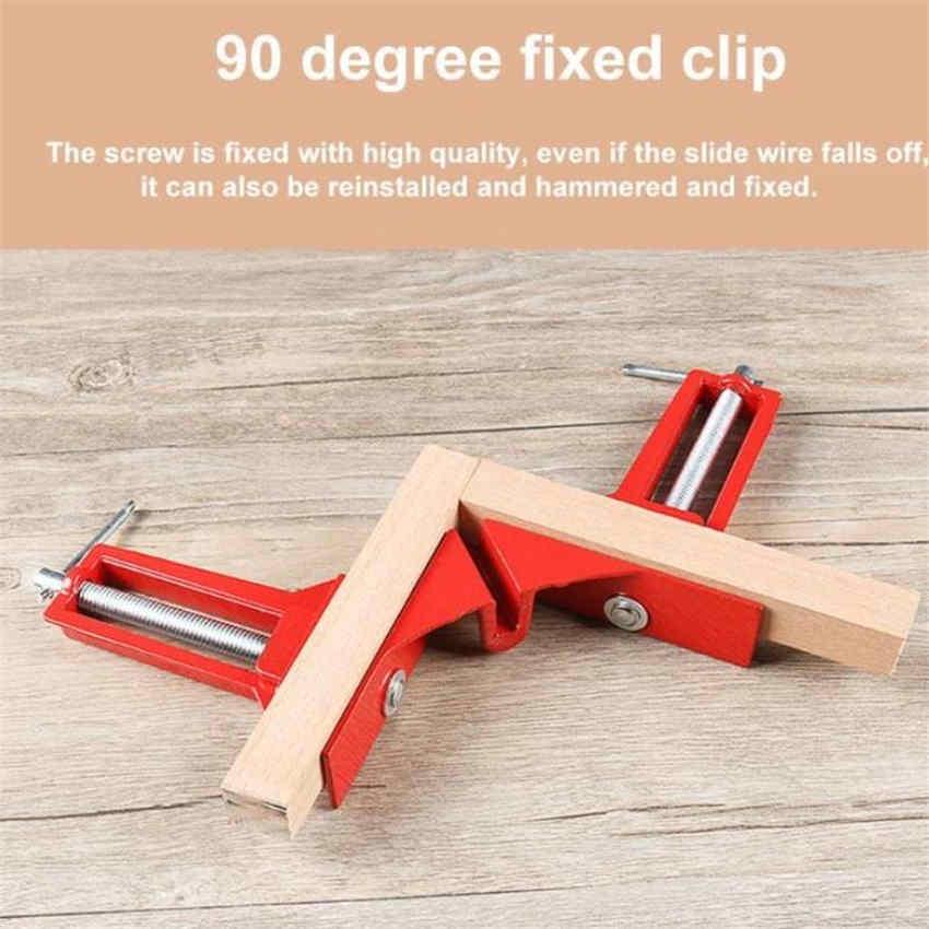 Pince d'angle à 90 degrés 100 mm Pinces à onglets Pince d'angle Support de cadre Outils pour le travail du bois