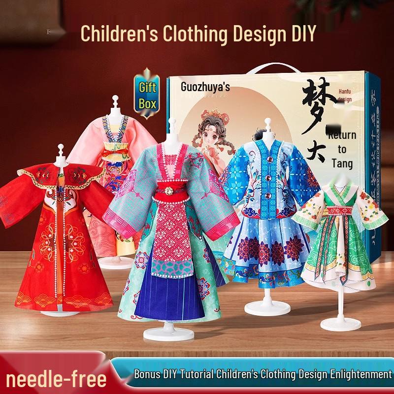 

DIY Children s Hanfu Doll: Chinese Style Fashion Toy Gift for Girls Aged 7-10