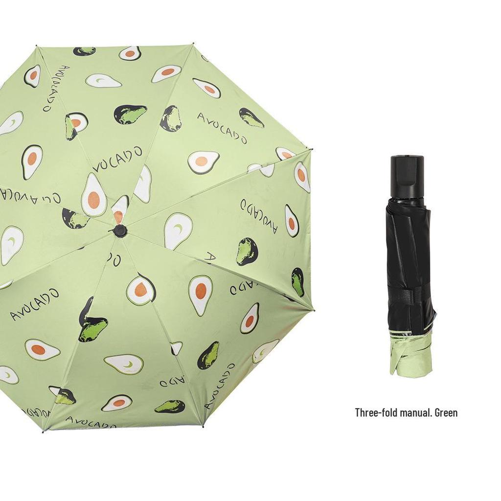 Parasol con Logo Personalizado Paraguas Plegable de Dibujos Animados - Doble Uso, Anti-UV, Para Lluvia o Sol