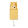 Cute Adhesive Hook Pop-out Cartoon Animal Wall Hook Decorative Anime Rabbit Cat Entrance Key Hanger Hook for Hanging Coat