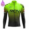2023 Rcn Team Winter Thermal Fleece Cyklistický dres Set Nové MTB oblečení na kolo Maillot Ropa Ciclismo Oblečení na kolo s dlouhým rukávem