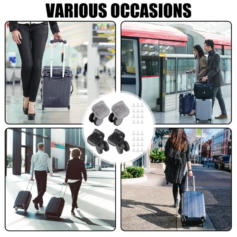 Double Wheel Replacement For Luggage Lightweight Yet Practical Y39 Suitcase Replacement Wheels For Travel
