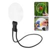 Hands-Free Hanging Neck Magnifying Glass With LED Light USB Charging Design Jewelry Appraisal Collection