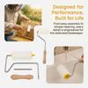 Durable Uncapping Needle Roller Wood Honey Extractor Roller Honey Uncapping Roller  Beekeeper