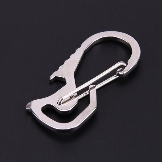 Multifunctional Durable Keyring Key Holder Keychain Bottle Opener Outdoor Tool