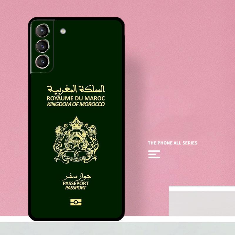 

Morocco Flag Coat Of Arms Phone Case For Samsung Galaxy S25 S26 Ultra S20 S21 S22 S23 S24 Plus S10 S25 FE Cover Coque Galaxy S21