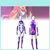 Teen Titans Starfire Cosplay Jumpsuit Halloween Kostüm Für Erwachsene Kinder 3D Druck Dehnbarer Atmungsaktiver Stoff