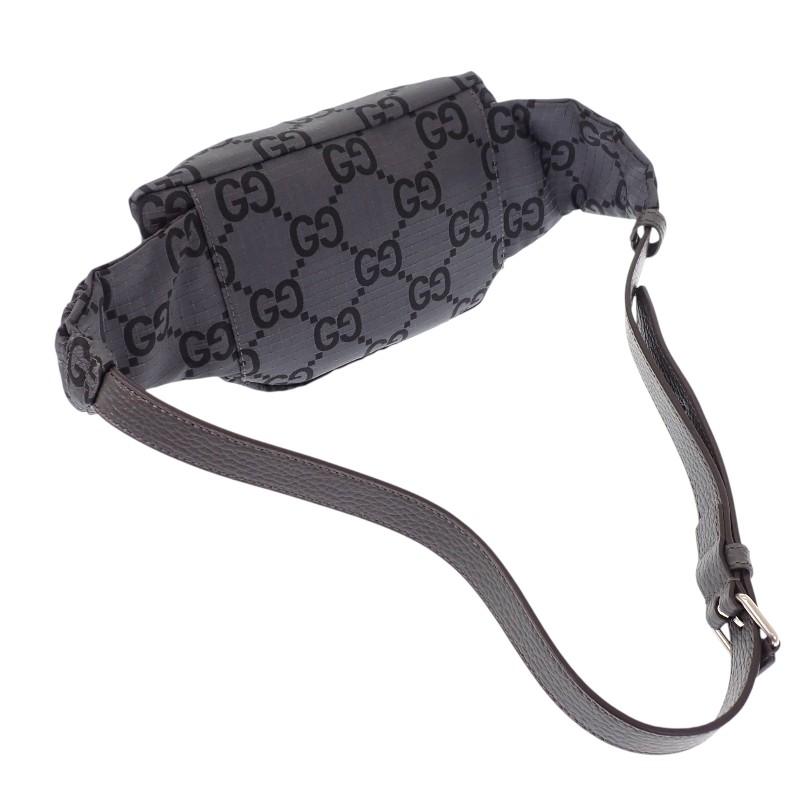 Gucci 767934 Body Bag Black/gray Mens