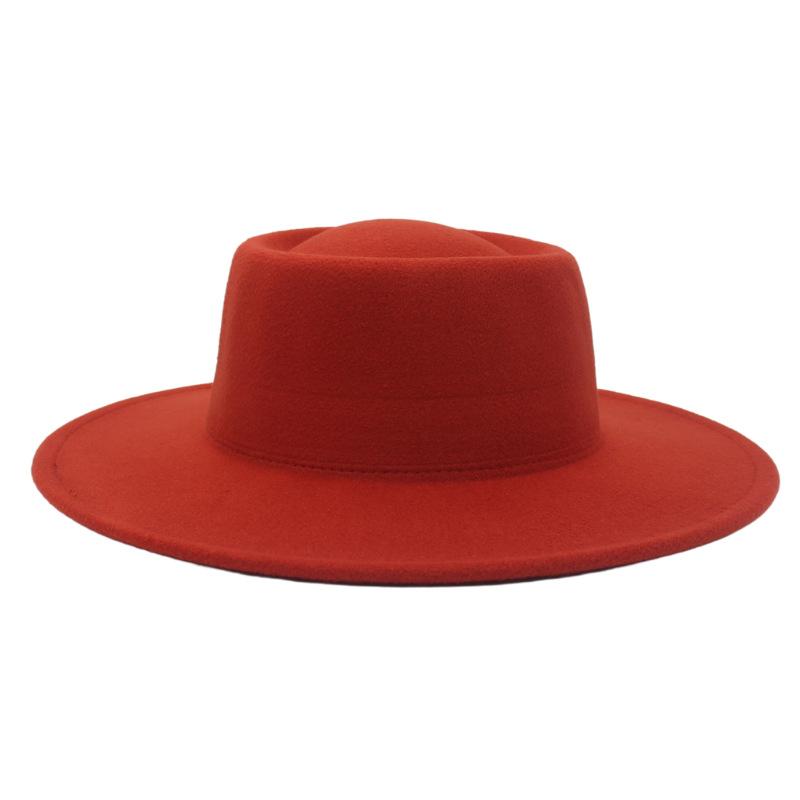 French Hat, Dome, Big Brim, Cashmere Hat For Men And Women, Woolen Hat, Jazz Top Hat.