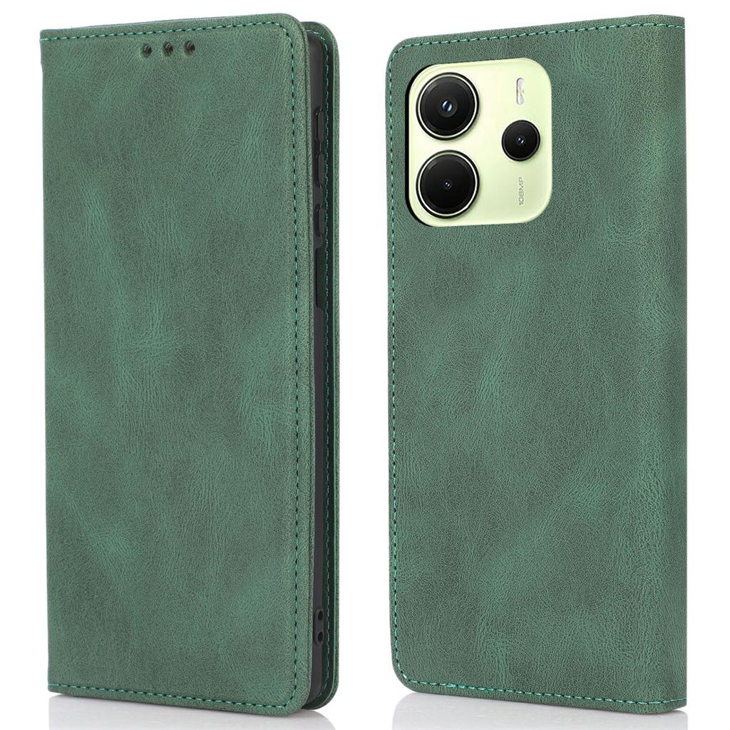 For Xiaomi Redmi Note 14 4G (164.84mm) Case Wallet Magnetic Closing Leather Flip Phone Cover