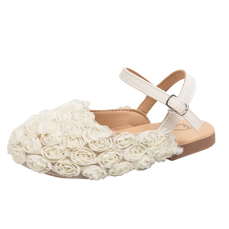 Fashion Child Sandals New Summer Comfort Girls Shoes Soft Sole Exquisite Anti Slip Princess Shoe Elegant Temperament Kid Shoes