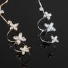 Adjustable Zircon Butterfly Bracelets Elegant Retro Flower Adjustable Flower Bracelets Personality Charm Multi Functional