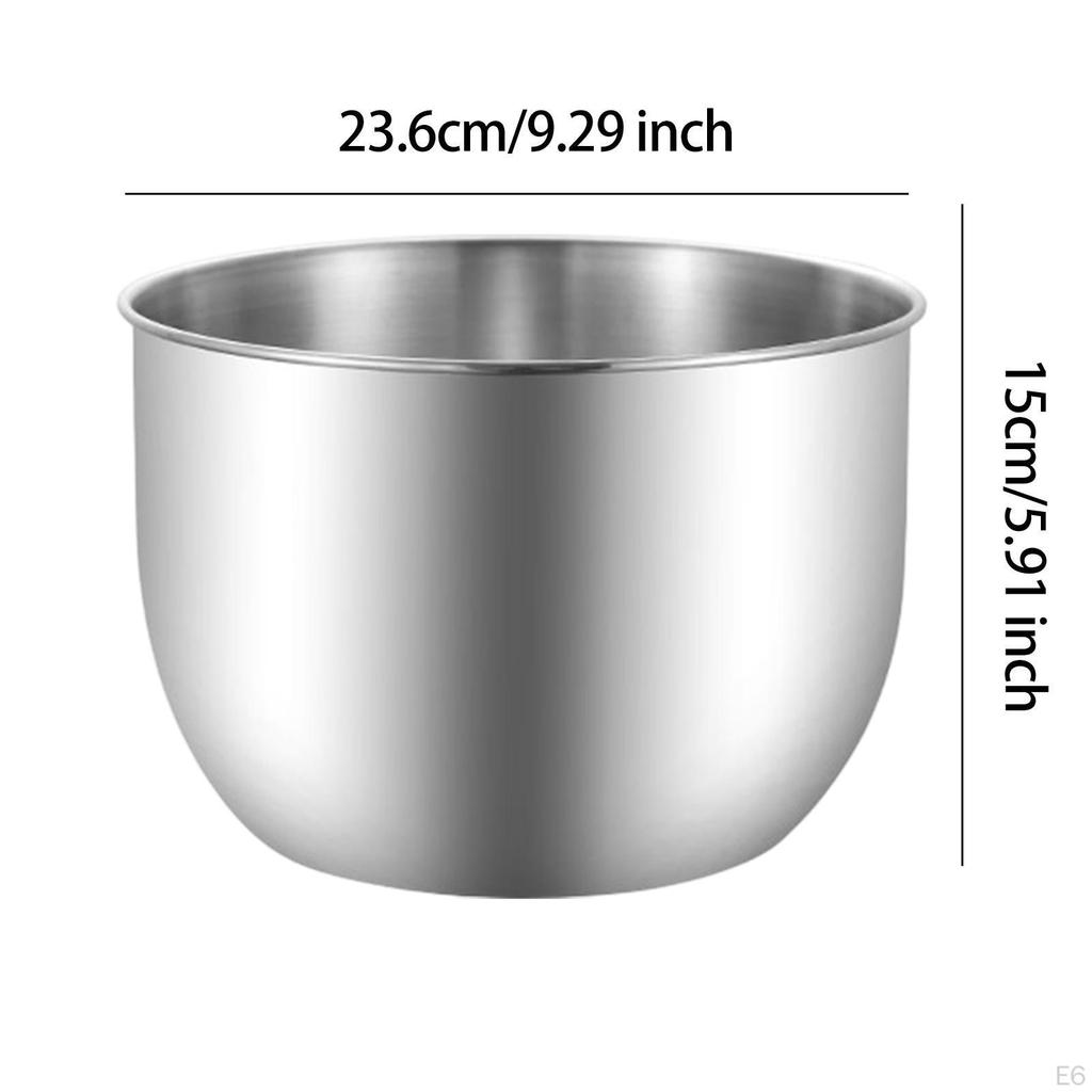 Cooking Bowl for Food Storage And Baking with Rounded Lip Design