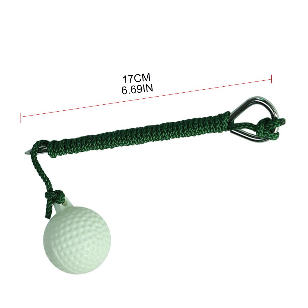 Portable Golf Fly Rope Driving Ball Golf Hit Shot Putting Training Aid Swing Sports Practice Tool Easy Operation