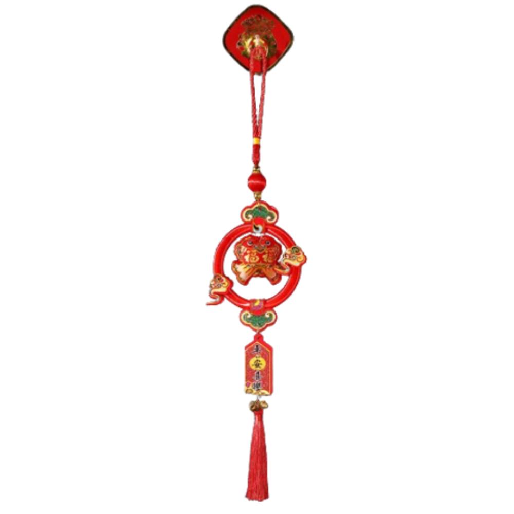 Flocking Chinese Fu Character Pendants Traditional Chinese Lucky Ornament  New Year Decoration Style 2