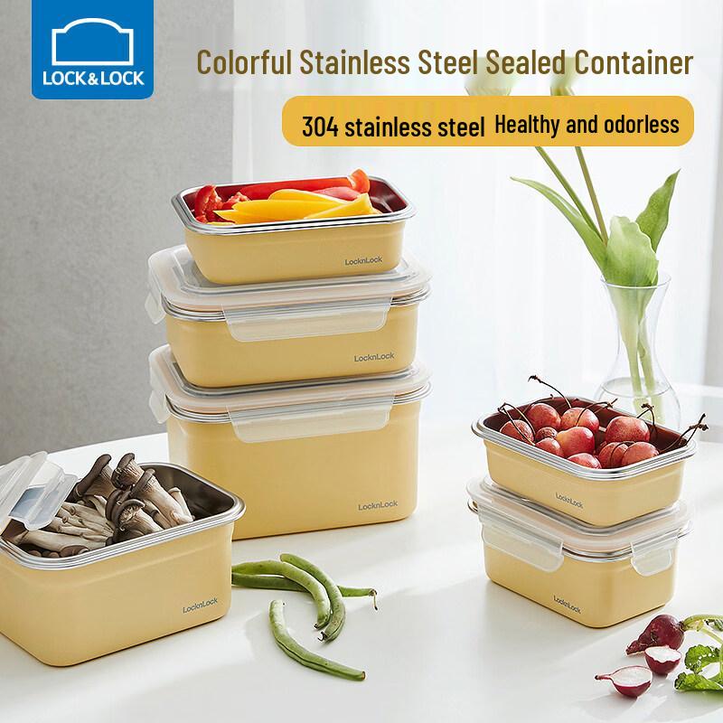 LOCKLOCK Stainless Steel Food Storage Container
