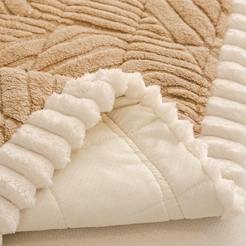 Plüsch-Fleece-Rutschfeste Sofakissen und Bezüge
