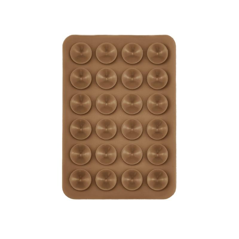 Portable Removable Non Slip Square Silicone Suction Cup Phone Holder