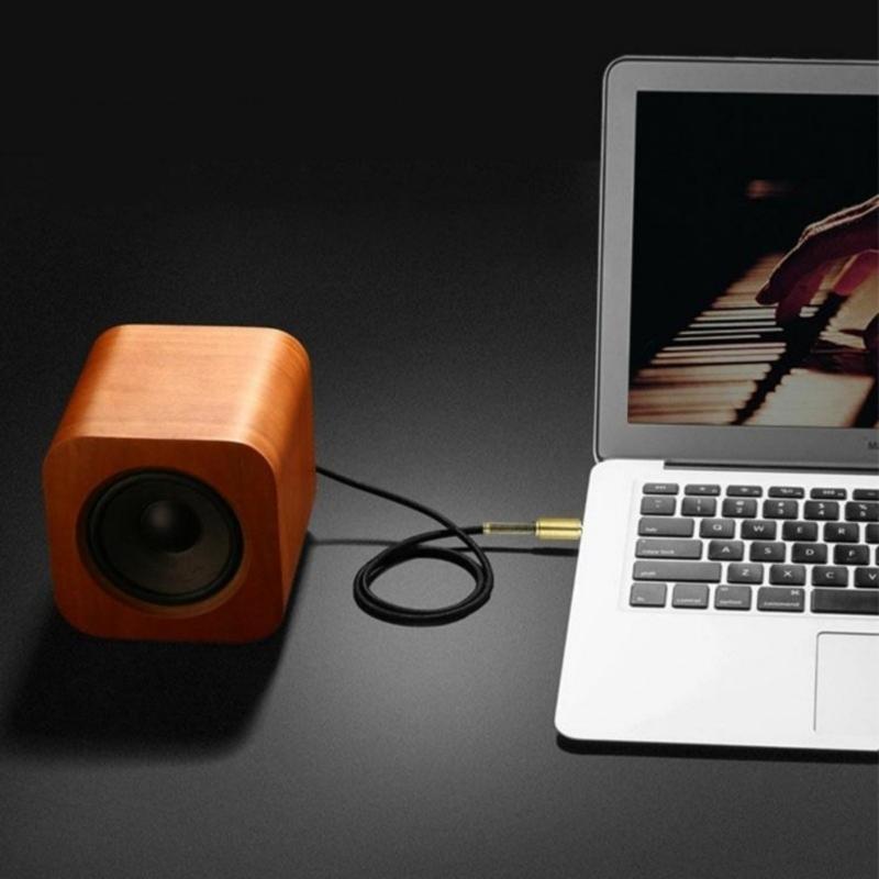 3.5mm Elbow Spring Expansion Sound Adapter 3.5mm To 3.5mm Male Plug Sound Cable Flexible Spring Cable AUXs Line