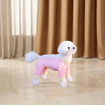 Bekväma Insektsäkra Hund Fyra Ben Byxor Andningsbara Svala Husdjur Jumpsuit Moderiktiga Husdjurskläder Vår