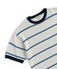 Waildeubeuligseu Fn Knitted Stripe T-Shirt (Blue)