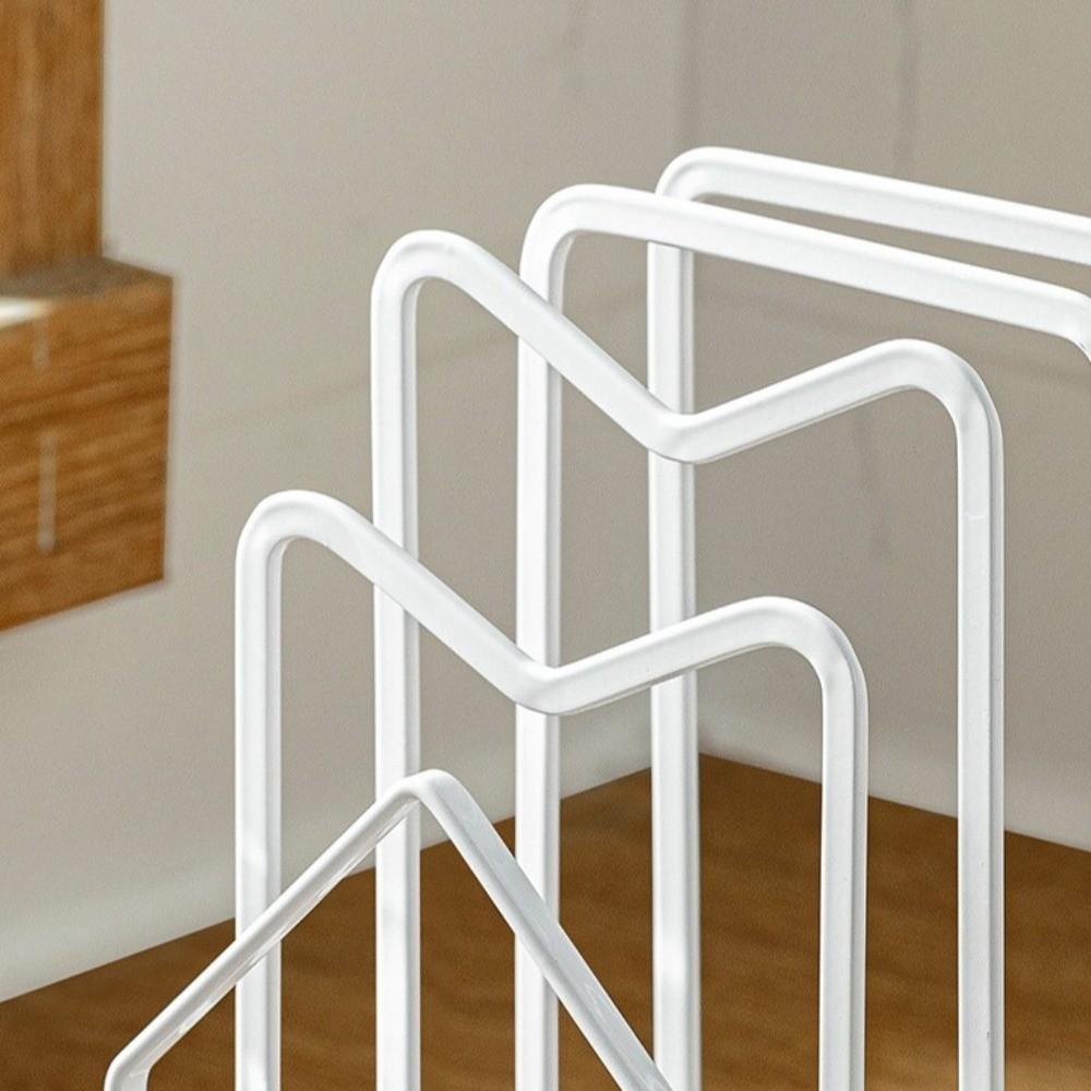 Multilayer Cutting Board Rack Stable Metal Cutting Board Rack Shelf Space Saving Pots Pan Lids Rack Restaurant Home Kitchen
