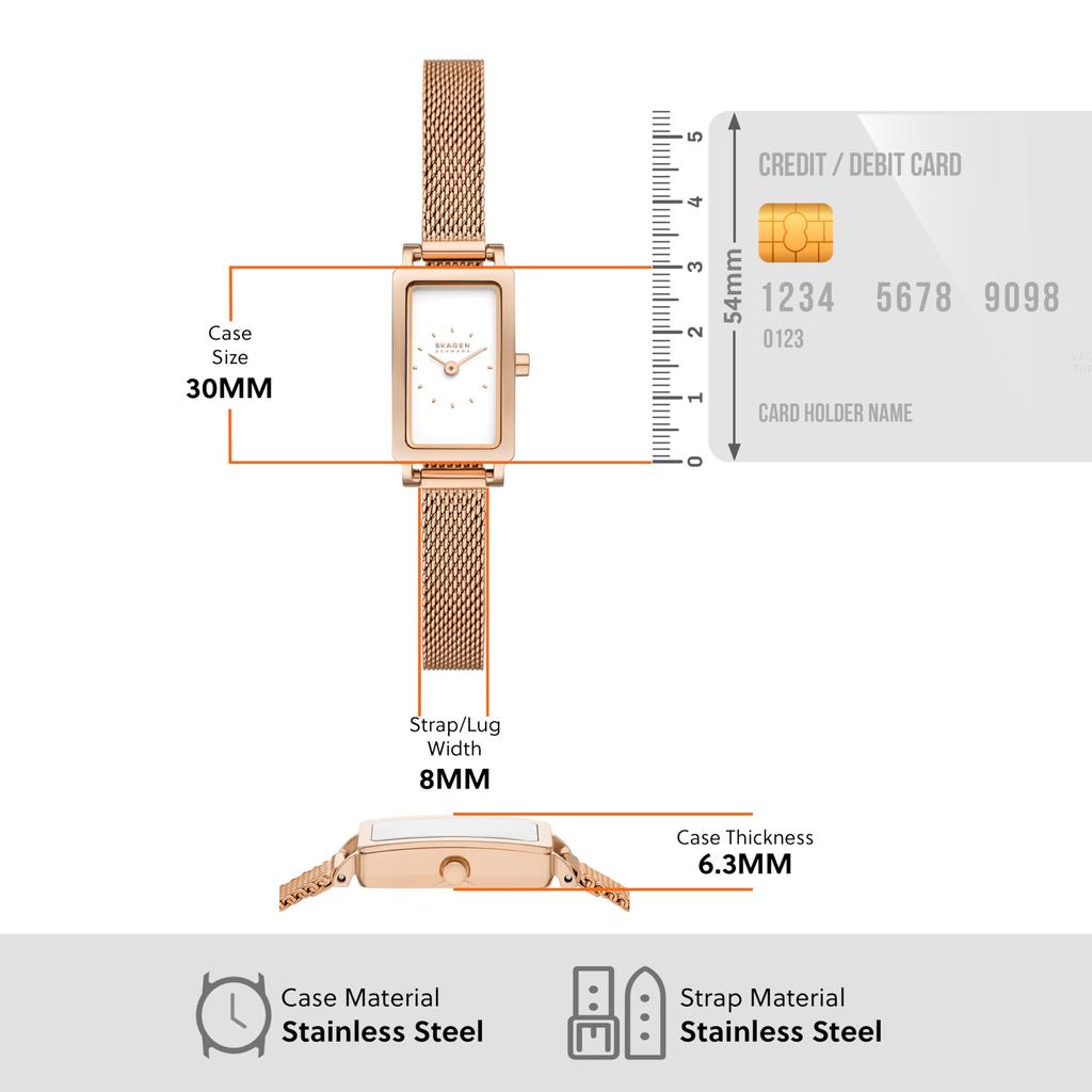 Uhr HAGEN MICRO SKW3148 Roségold [Skagen] Damen