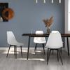 Day and Night - Day and Night Dining Chairs 4 Units White PP