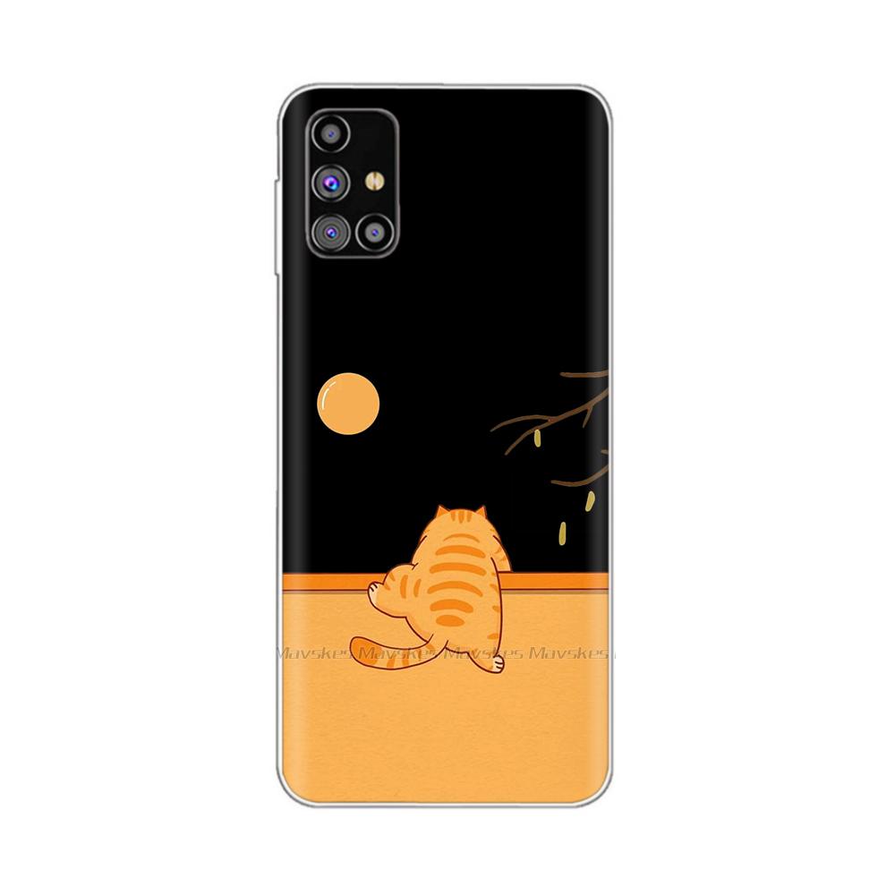 For Samsung Galaxy M31S Case SM-M317F M 31s Clear Shockproof Soft Silicone Protect Phone Case For Samsung M31s M317 Bumper Funda