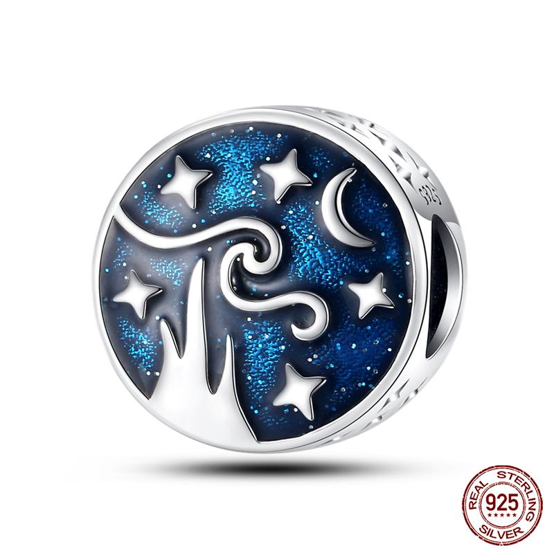 Fashion Copper Astronaut Space Series Charms Beads Fit Qikaola Original Bracelets Diy Anniversary Jewelry