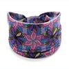 European American Women's Hair Band African Print Pattern Wide Edge Elastic Knot Sports Yoga Headband Women's Headwear Hair