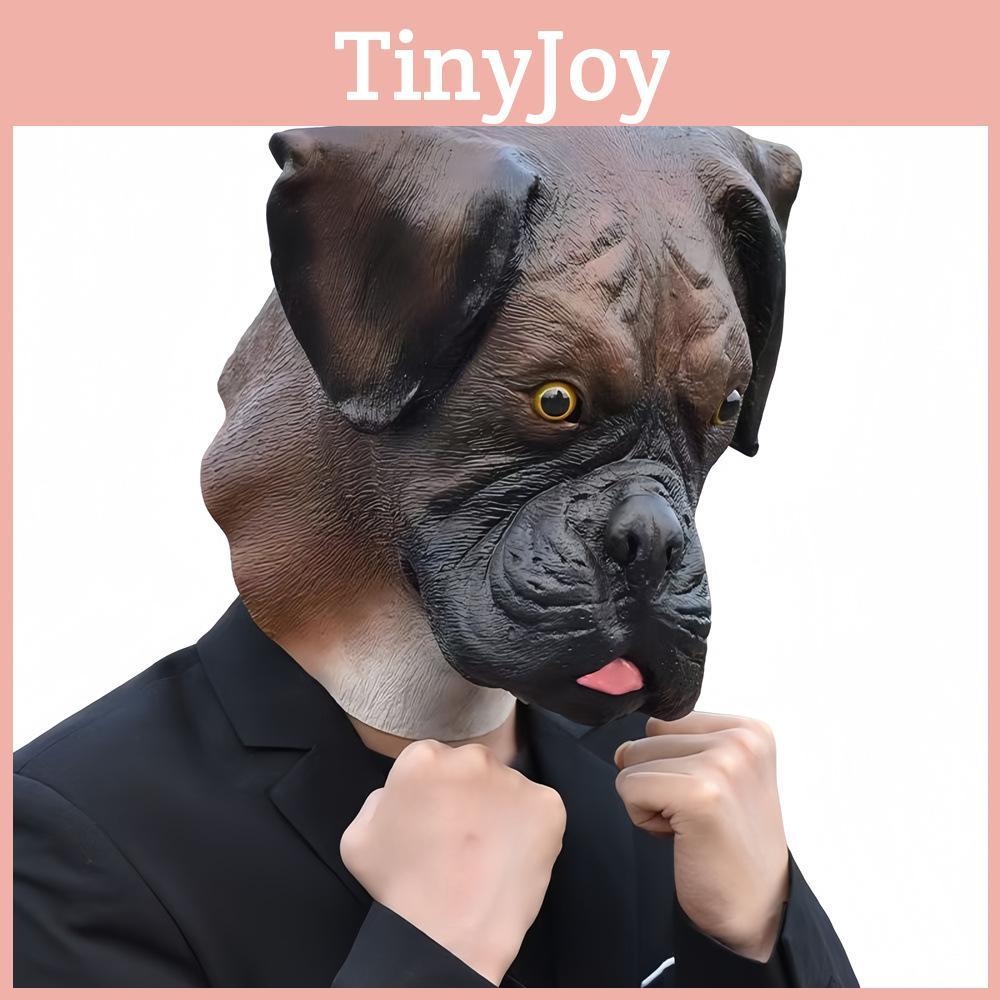 Halloween-Maske Hund Latex Tierkopfbedeckung Cosplay Eventdekorationen