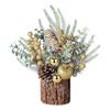 Small Christmas Tree Artificial Christmas Tree with Pine Cone Berry Ornaments Home