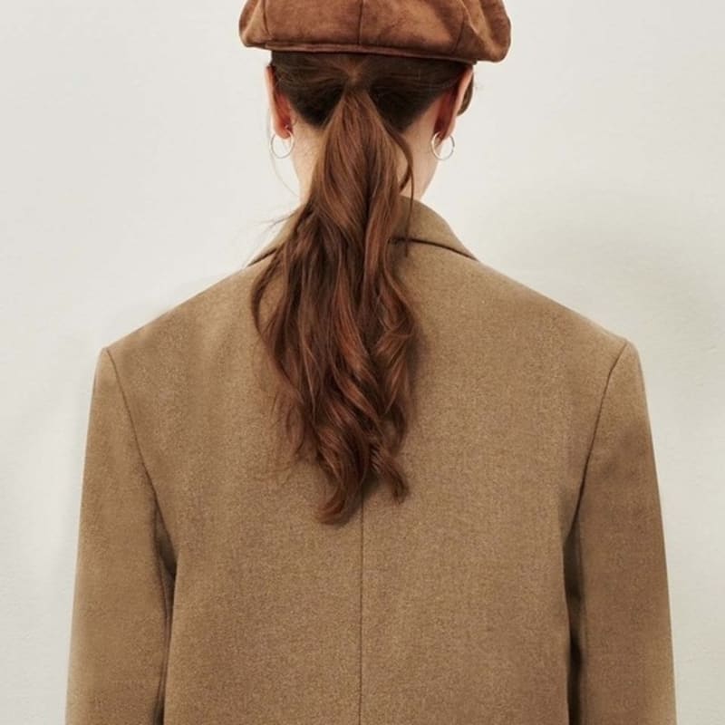 PLUNASTUDIO Classic Suede Beret_2Color