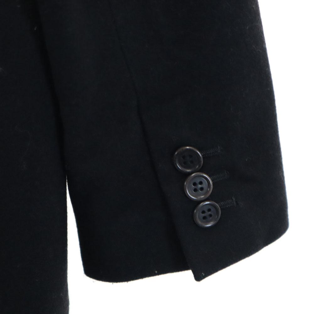 Paul Smith BLACK Flannel Wool Stainless Collar Coat 40 With Padded Liner Women Used