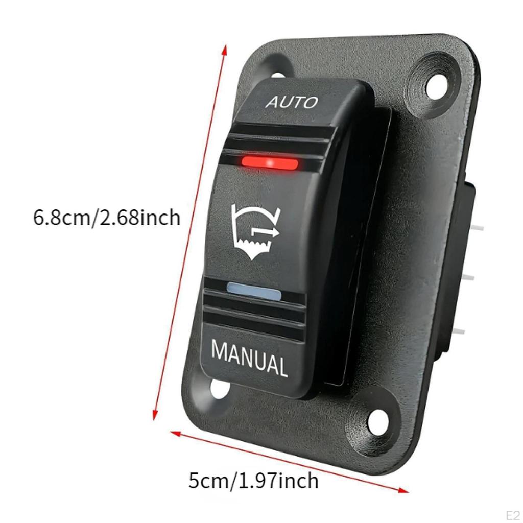 Bilge Pump Switch on Off 3 Way Pre Wired Multipurpose 20A 4Pin Spdt 12V 24V