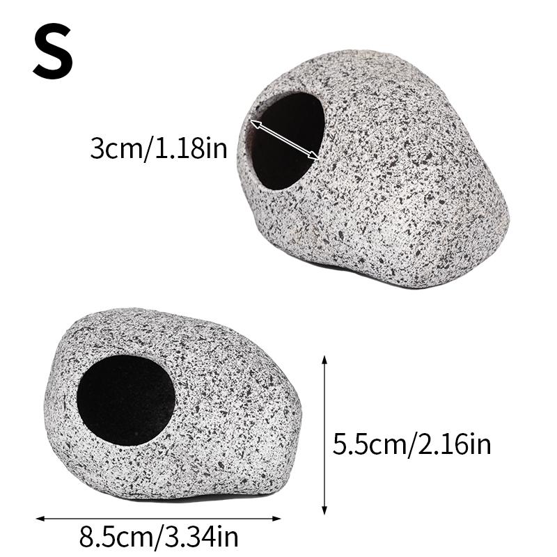 1 шт. Аквариумная пещера Деликатный домик-камень для укрытия Декорация аквариума Скальная пещера для аквариума