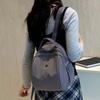 Large Capacity Casual Daypack Japanese Style Shoulder Pouch Women School Bag  Shopping