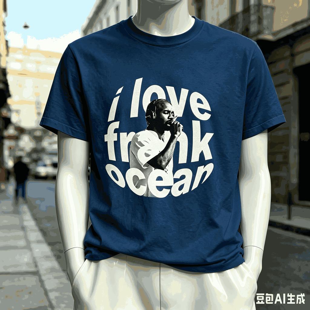 Frank Ocean For Fan Gift Tshirt Unisex Unisex Harajuku Oversized Unisex Short Sleeve Streetwear High Quality Couples Comfortable