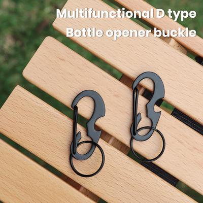 Multifunctional Hanging Buckle Carabiner Car Key Chain Mini Size Lightweight Latch Hooks