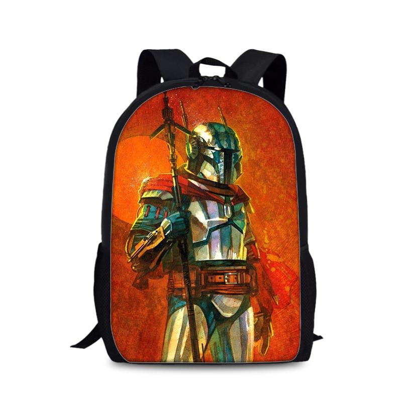 Mandalorian Grogu Batoh pro děti s dvojitým popruhem z odolného nylonového materiálu