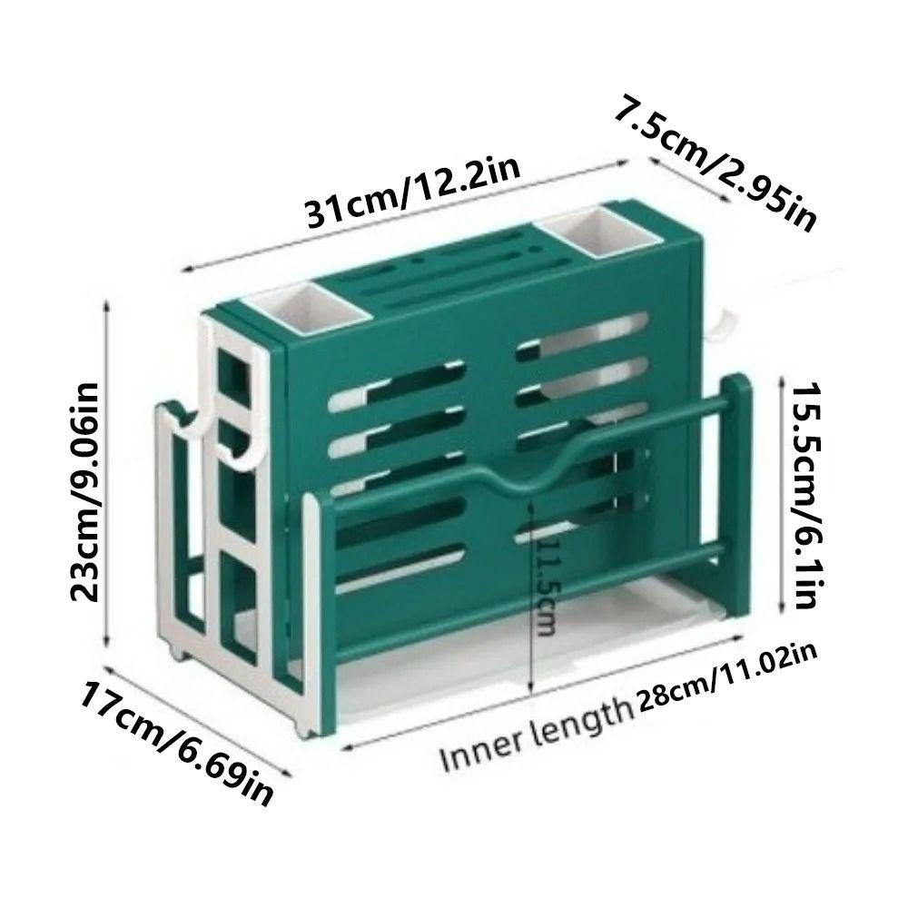 Breathable Integrated Cutlery Holder Thickened Board Pot Cover Shelf  Kitchen Use